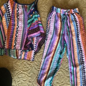 🎉HP🎉Girls 2 piece summer  outfit size 5